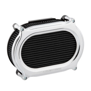 Arlen Ness, Stage II Oval Upgrade air cleaner kit. Chrome