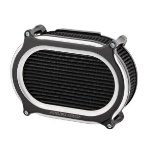 Arlen Ness, Stage II Oval Upgrade air cleaner kit. Black CC