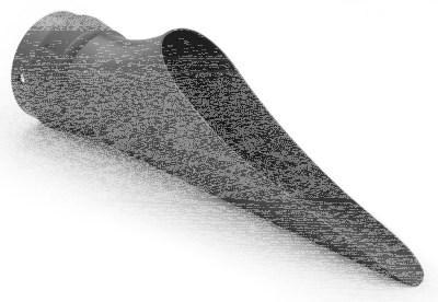 2.5" CREEPER END CAP MATT BLACK (DE)