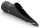 2.5" CREEPER END CAP MATT BLACK (DE)