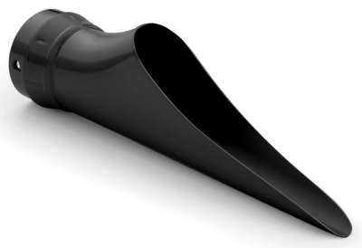 2.5" CREEPER END CAP GLOSS BLACK