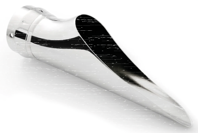 2.5" CREEPER END CAP CHROME (FR)
