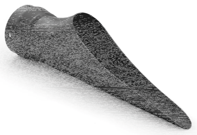 2.5" CREEPER END CAP GLOSS BLACK (GB)