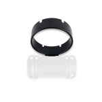 HeinzBikes, round 4" gauge mount. Black