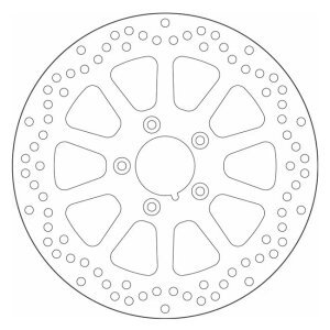 SBS, 10-Spoke Rigid brake rotor 292mm. Front
