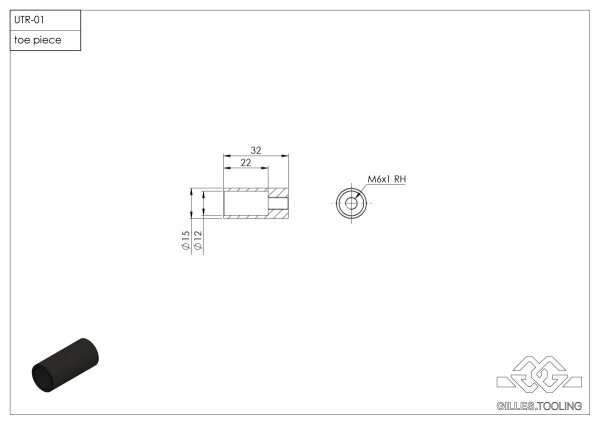 Toe Piece Brake Side Uex-01-b