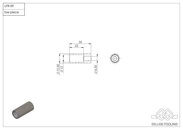 Toe Piece Brake Side Utr-09-b