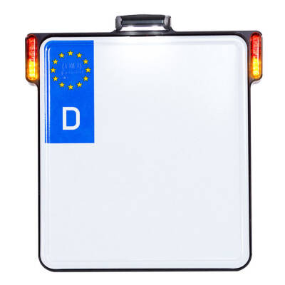 HeinzBikes, All-in-One license plate bracket. Black