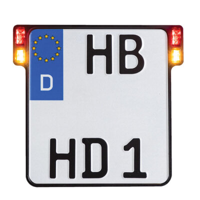 *6 DAYS EXTRA TRANSIT TIME* HeinzBikes, All-In license plate bracket with taillight
