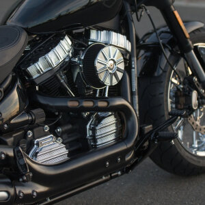 Arlen Ness, Stage 1 Big Sucker air cleaner. 10-Gauge chrome