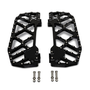 Burly Brand, MX-Evolution rider floorboards. Black