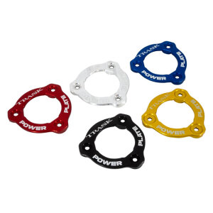 Trask, Power Plate. Red anodized