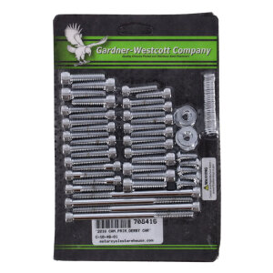 GW, cam/transm./primary side cover mount kit. Chrome Allen
