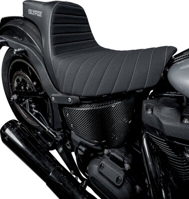 Seat Highnoon 2up Blk Vinyl W/