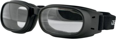Goggle Piston Black/clear