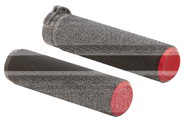 Knurled Grips Red Helix (GB)