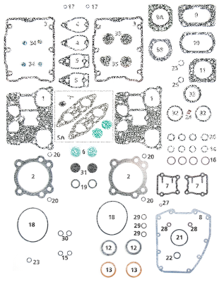 Oil Filter Adapter O-Ring FLH/T13-16 (ES)