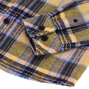 13 1/2 Steel flannel yellow Size XL