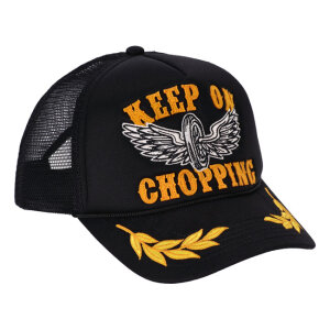 13 1/2 Keep On Chopping trucker cap black One size fits most