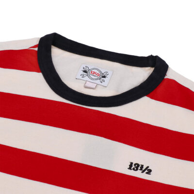 13 1/2 TSR long sleeve red/white Size L