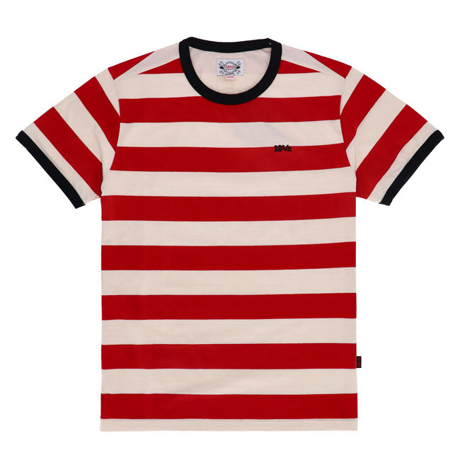 13 1/2 TSR t-shirt red/white Size M