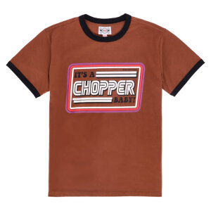 13 1/2 Its a chopper baby t-shirt brown Size S