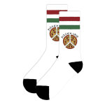 American Socks Mid High Pizzan Love socks white one size...