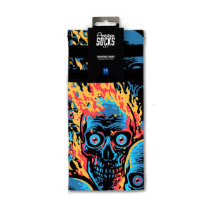 American Socks Mid High Knucklehead socks blue Size L/XL