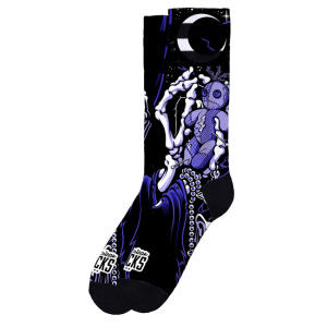 American socks Signature Vodoo socks purple Size L/XL
