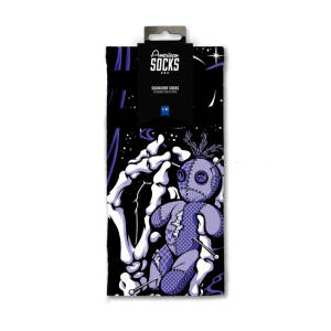 American socks Signature Vodoo socks purple Size L/XL