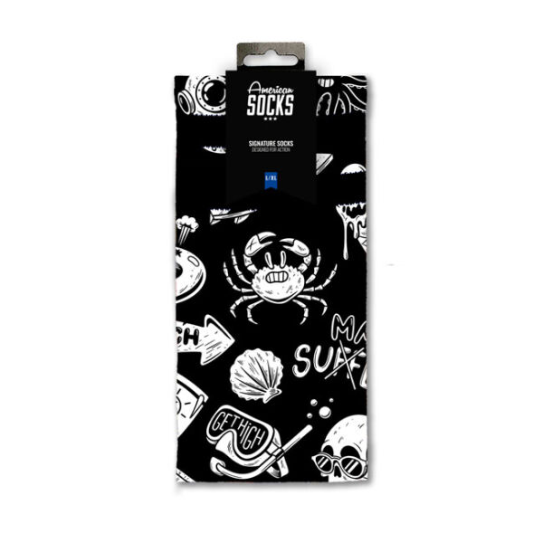 American socks Siginature Hella Hot socks black Size S/M