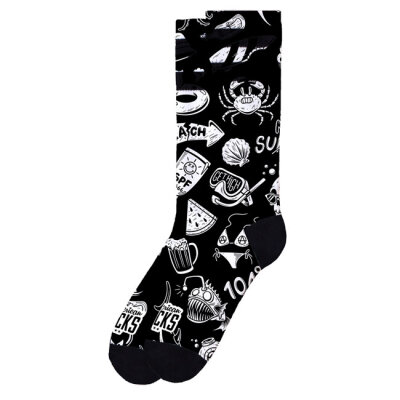 American socks Siginature Hella Hot socks black Size S/M