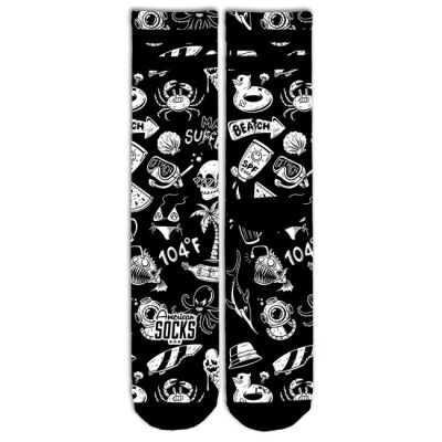 American socks Siginature Hella Hot socks black Size S/M