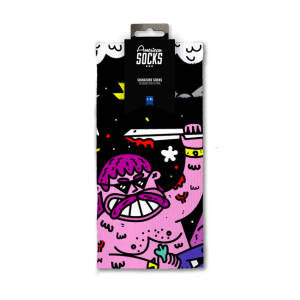 American socks Signature Barbarian socks black Size S/M