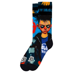 American socks Signature Youth Regegade socks blue Size S/M
