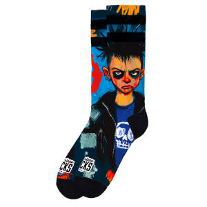 American socks Signature Youth Regegade socks blue Size L/XL