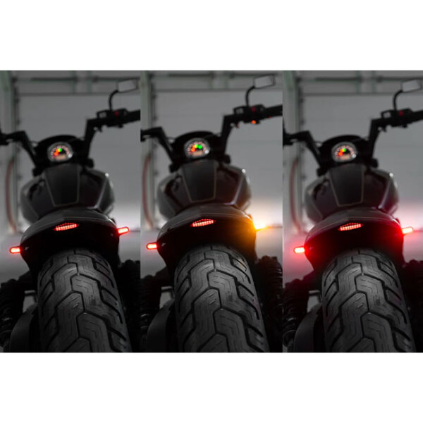Killer Custom,  Mohawk Led Rear Taillight / Turn Signal Comb