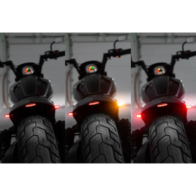 Killer Custom,  Mohawk Led Rear Taillight / Turn Signal Comb