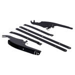 Windshield mounting bracket FLST/C. Black