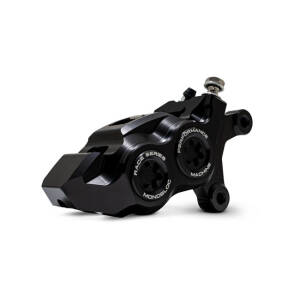 PM, Race Series 4-P Monobloc caliper. Right front. Black