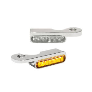 HeinzBikes, Stripes below bar turn signals. Chrome no PL