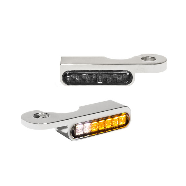 HeinzBikes, Stripes below bar turn signals. Chrome with PL