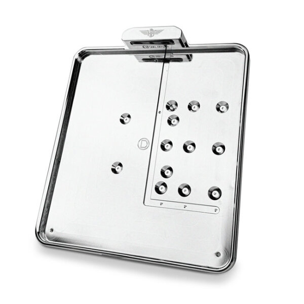 *6 DAYS EXTRA TRANSIT TIME* HeinzBikes, side mount license plate holder kit. Chrome