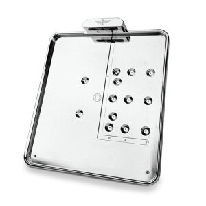 *6 DAYS EXTRA TRANSIT TIME* HeinzBikes, side mount license plate holder kit. Chrome