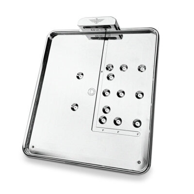 *6 DAYS EXTRA TRANSIT TIME* HeinzBikes, side mount license plate holder kit. Chrome