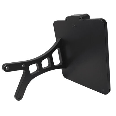 *6 DAYS EXTRA TRANSIT TIME* HeinzBikes, side mount license plate bracket. Black