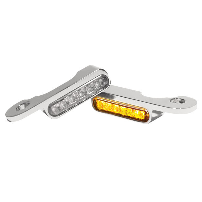 HeinzBikes, Stripes below bar turn signals. Chrome no PL