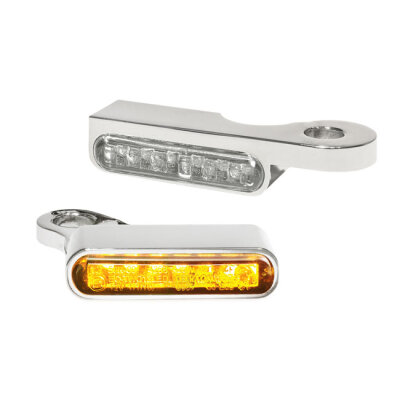 *6 DAYS EXTRA TRANSIT TIME* HeinzBikes, Stripes turn signals. Chrome