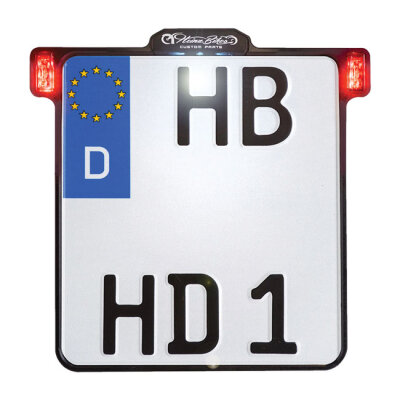 *6 DAYS EXTRA TRANSIT TIME* HeinzBikes, All-Inn 2.0 license plate bracket. Black