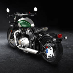 *6 DAYS EXTRA TRANSIT TIME* HeinzBikes, side mount license plate bracket. Black